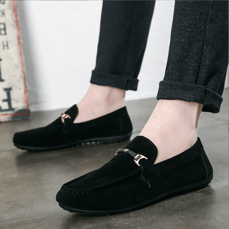 Mocasín Estilo Italiano de Gamuza para Hombre - Montserrat