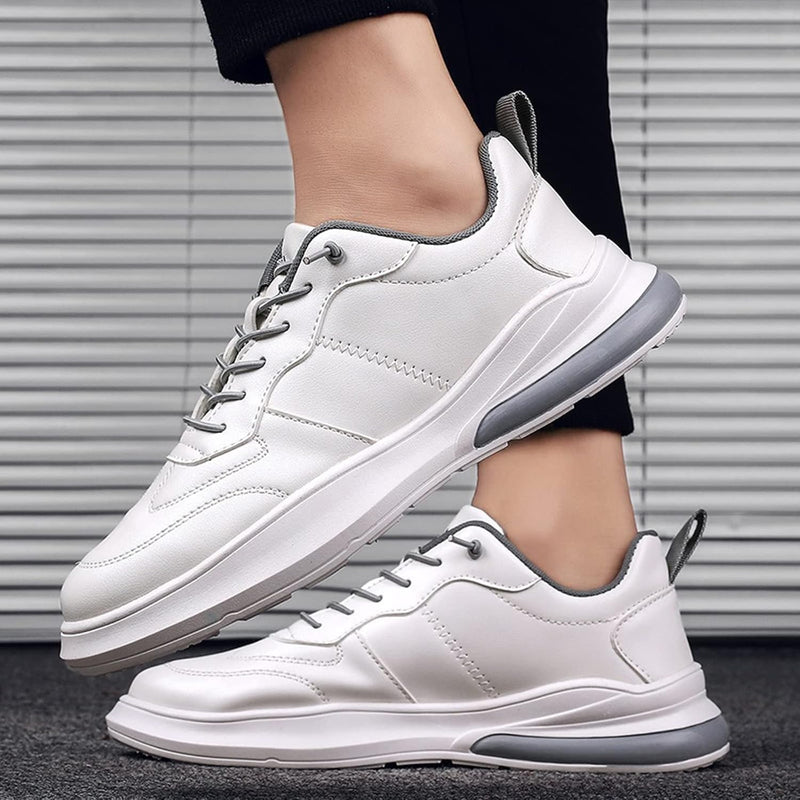 Tenis Casual De Piel Para Hombre – Estilo Sofisticado, Confort Diario [Edición Limitada]