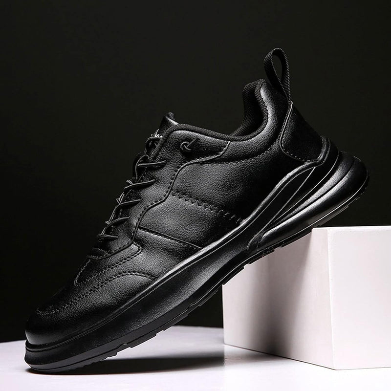 Tenis Casual De Piel Para Hombre – Estilo Sofisticado, Confort Diario [Edición Limitada]