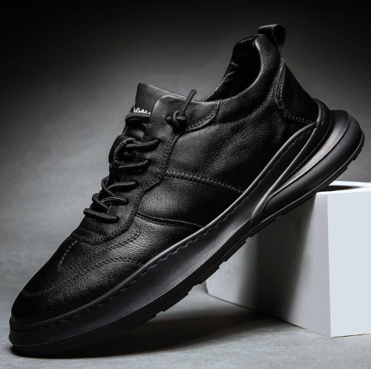 Tenis Casual De Piel Para Hombre – Estilo Sofisticado, Confort Diario [Edición Limitada]