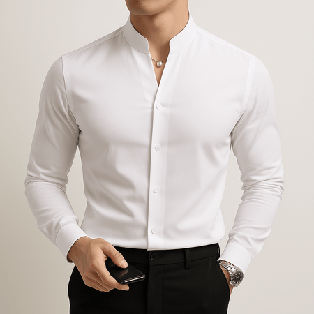 Camisa Social Slim Fit Hombre Cuello Clásico - Montserrat