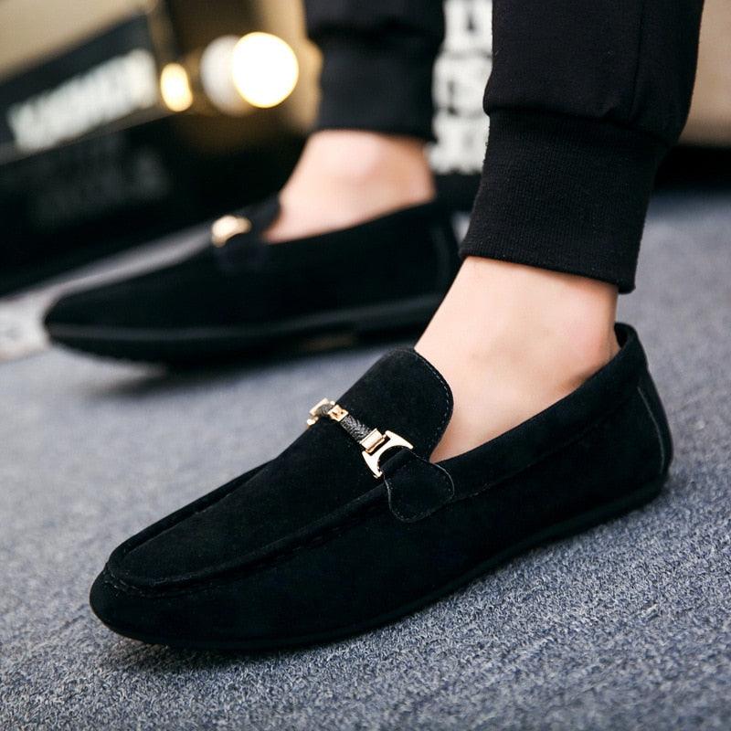 Mocasín Estilo Italiano de Gamuza para Hombre - Montserrat