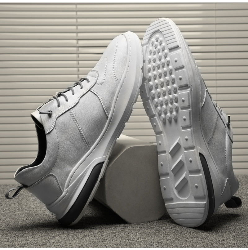 Tenis Casual De Piel Para Hombre – Estilo Sofisticado, Confort Diario [Edición Limitada]