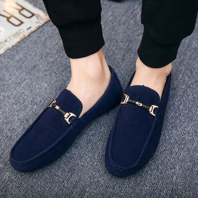 Mocasín Estilo Italiano de Gamuza para Hombre - Montserrat