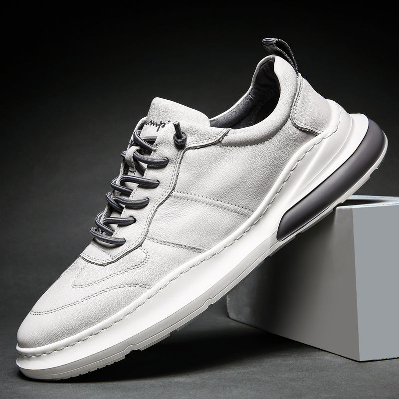 Tenis Casual De Piel Para Hombre – Estilo Sofisticado, Confort Diario [Edición Limitada]